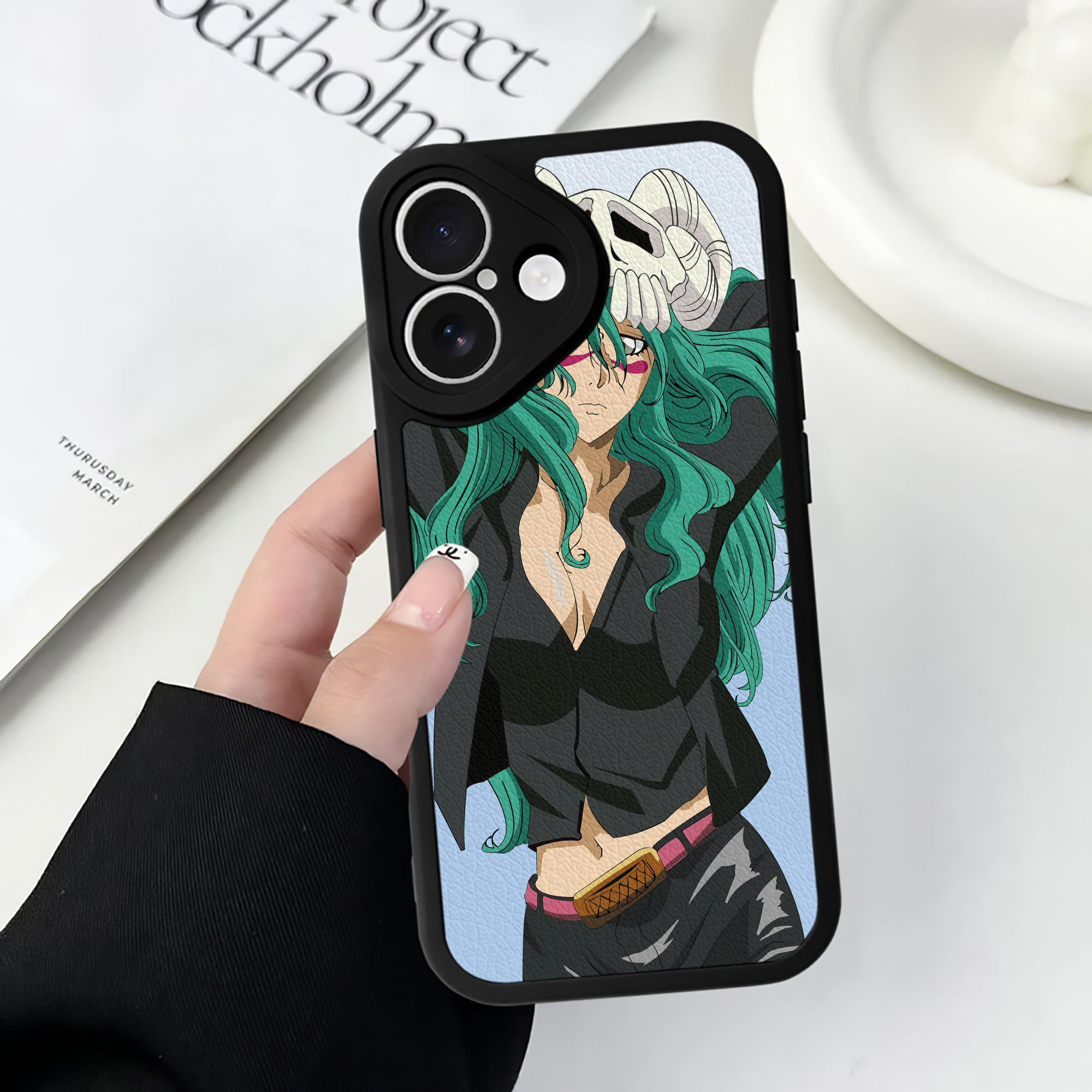 （画像用） ブリーチ BLEACH 【iPhone 16シリーズ対応】シリコンスマホケース（レザー調） 材質：シリコン